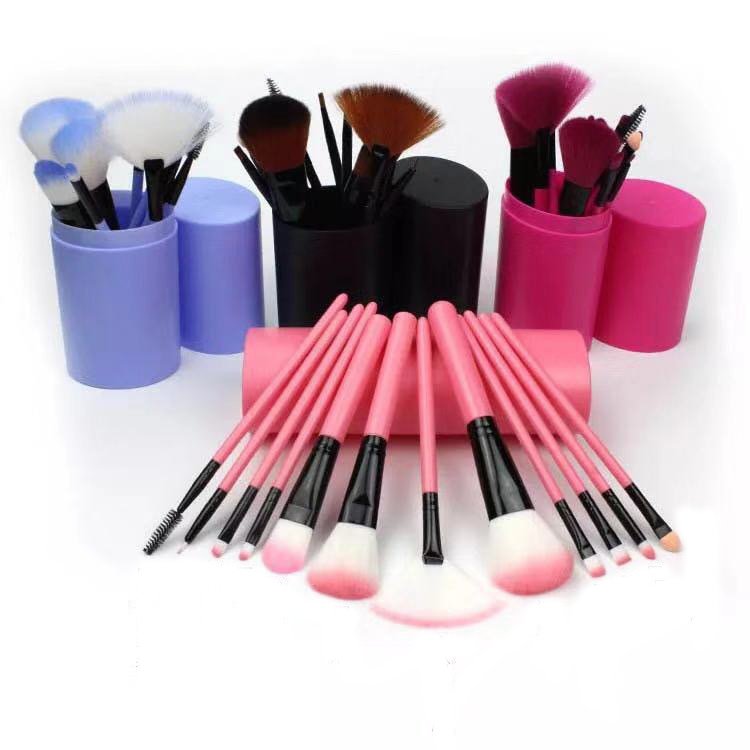 12pcs Makeup Brush Set Blush Eyeshadow Eyelash Highlighter Makeup Brush - Image 7