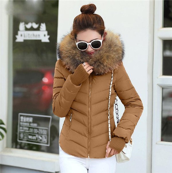 Brown Women'S Parka Jacket Winter Jacket Womens Parkas - Image 4