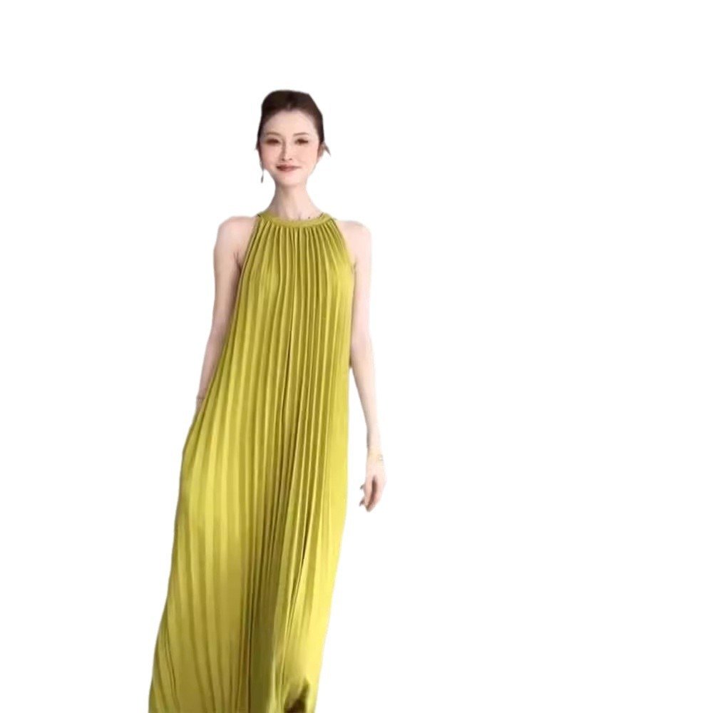 French Sleeveless Halter Dress Women's Summer - Image 2