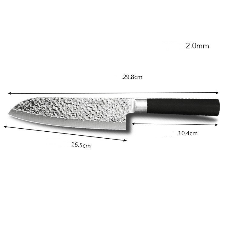 7 Inch X30 Stainless Steel Non-slip Handle Kitchen Knives - Image 4