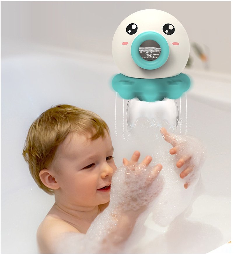 Octopus Fountain Bath Toy Water Jet Rotating Shower Bathroom Toy Summer Water Toys Sprinkler Beach Toys Kids Water Toys - Image 8