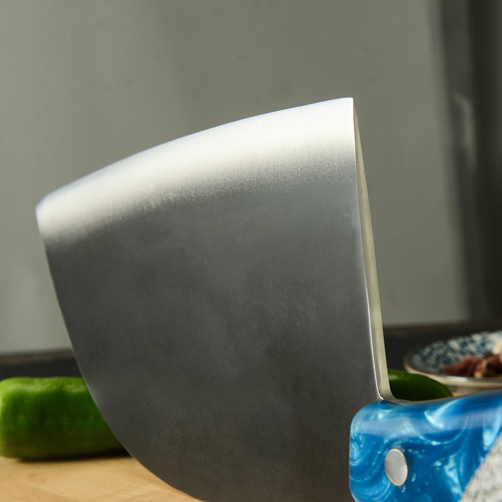 Forged Stainless Steel Blue Handle Household Chopping Kitchen Knives - Image 2