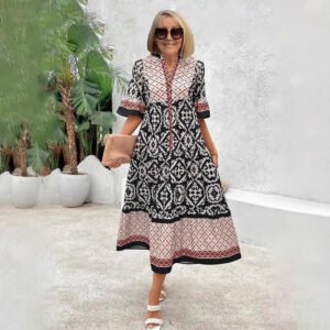 New Plus Size Women's Loose Dress