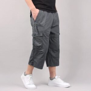 Cropped Pants Casual Shorts Trendy Men's Pants Loose
