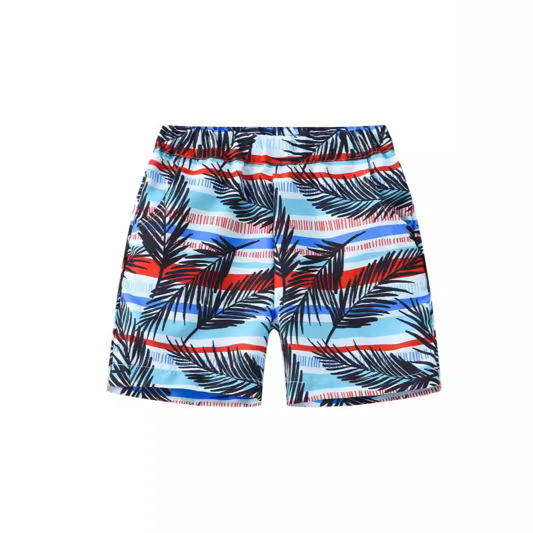 Fashion Printed Coconut Multi-color Thin Beach Pants - Image 2