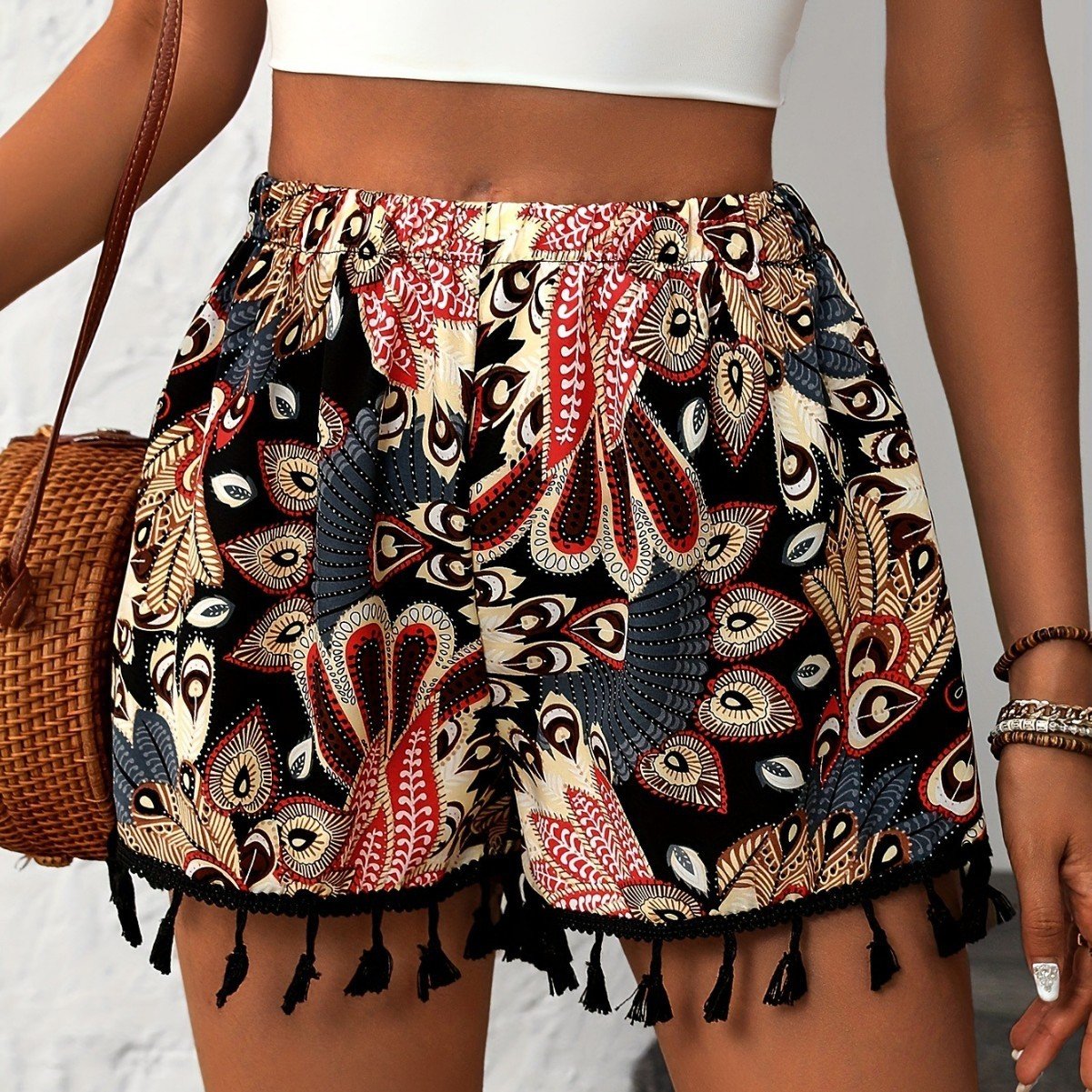 Fashion Women's Printed Casual Shorts - Image 2