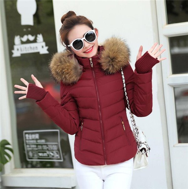 Brown Women'S Parka Jacket Winter Jacket Womens Parkas - Image 3