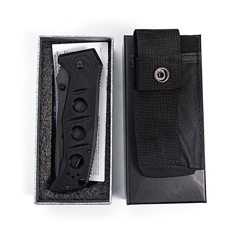 D2 Blade G10 Handle Outdoor A Folding Knife Portable Convenient With Back Splint Knives - Image 5