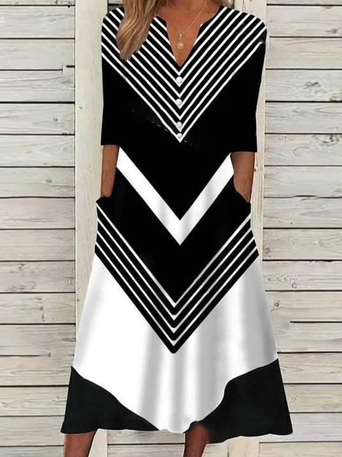 New Plus Size Women's Loose Dress - Image 6