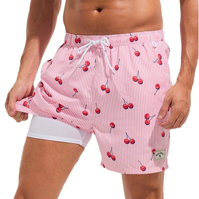 Men's Fashion Loose Quick-drying Boxer Swimming Trunks - Image 2