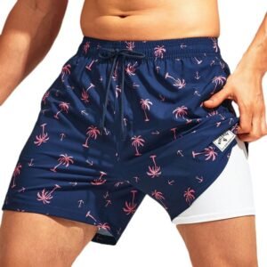 Men's Fashion Loose Quick-drying Boxer Swimming Trunks
