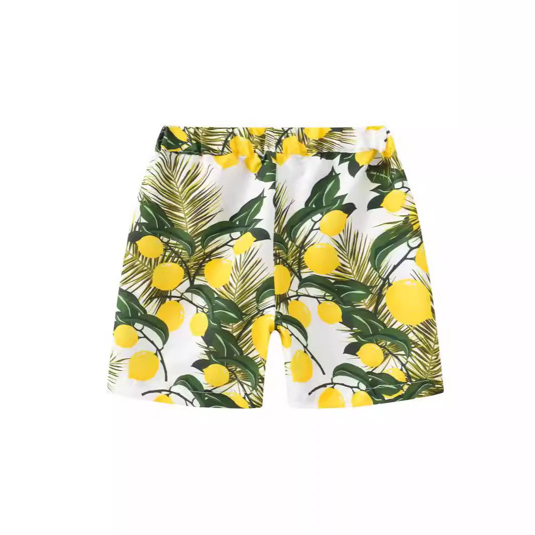 Fashion Printed Coconut Multi-color Thin Beach Pants - Image 5