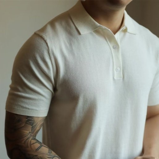 Summer Thin Men's Slim Casual Polo Shirt - Image 2