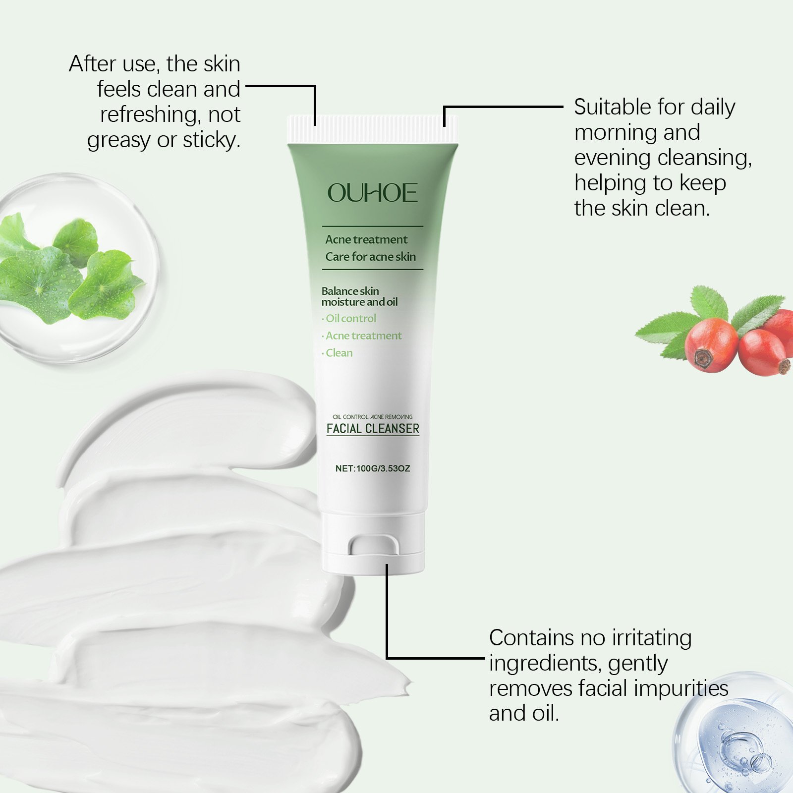 Daily Skin Care And Skin Care Facial Cleanser - Image 3