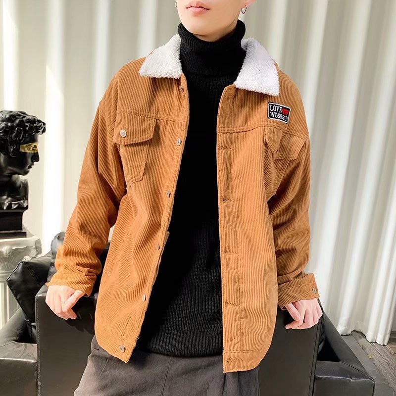 Autumn And Winter Corduroy Workwear Jacket - Image 2