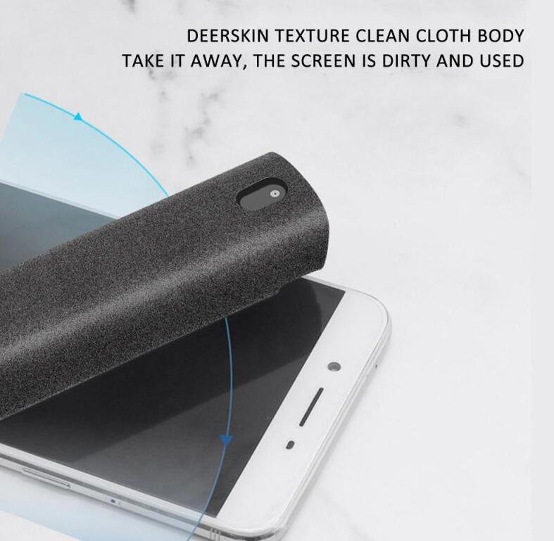 2 In 1 Phone Computer Screen Cleaner Kit For Screen Dust Removal Microfiber Cloth Set - Image 4