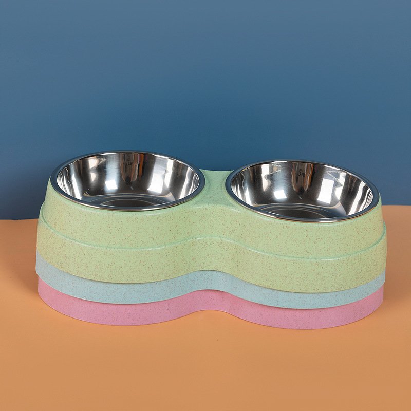 Double Pet Bowls Dog Food Water Feeder Stainless Steel Pet Drinking Dish Feeder Cat Puppy Feeding Supplies Small Dog Accessories - Image 8
